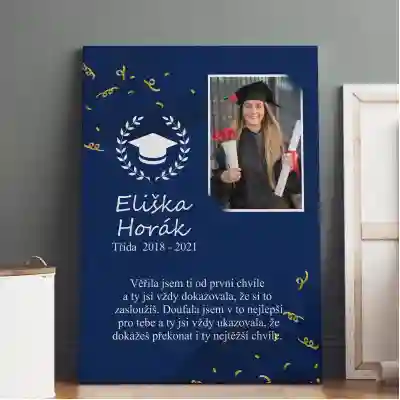 Personalizovaný obraz - Absolvent s fotografií