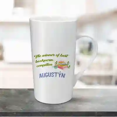 Personalizovaný hrnek na latté 470ml - Bookworm