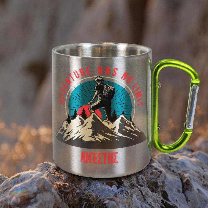 Personalizovaný hrnek z nerezové oceli 200ml - Adventure