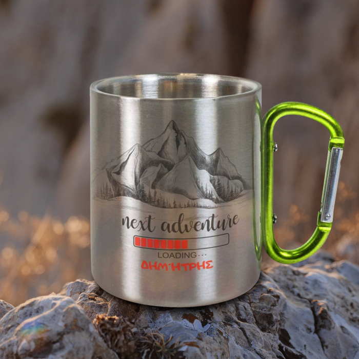 Personalizovaný hrnek z nerezové oceli 200ml - Next adventure loading