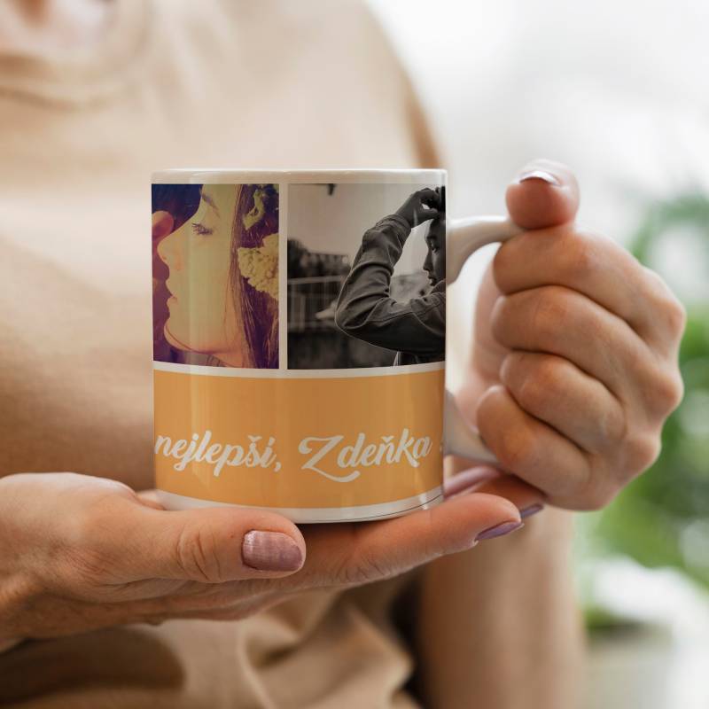 Personalizovaný hrnek s fotkami a textem