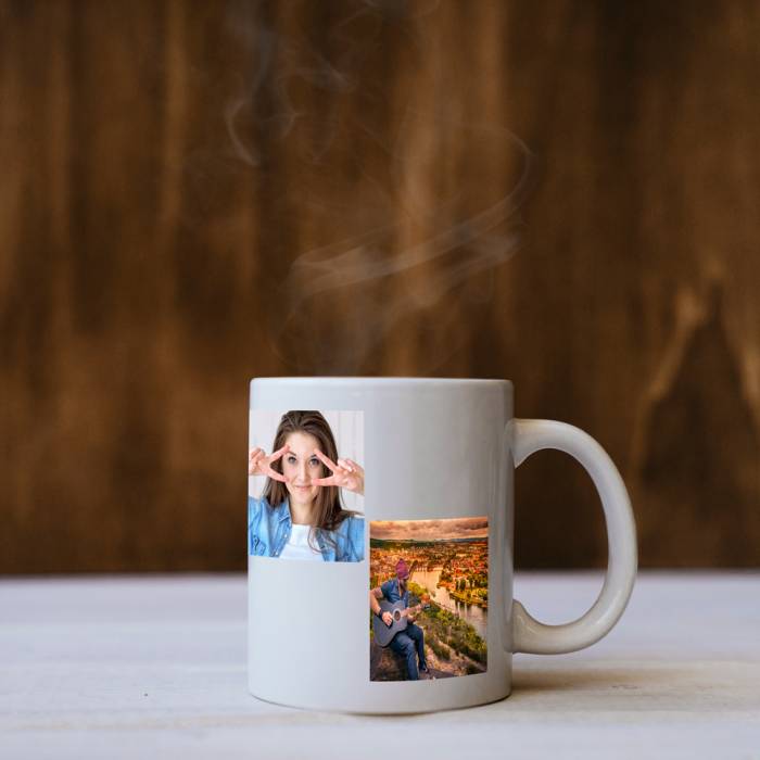 Personalizovaný hrnek se třemi fotkami