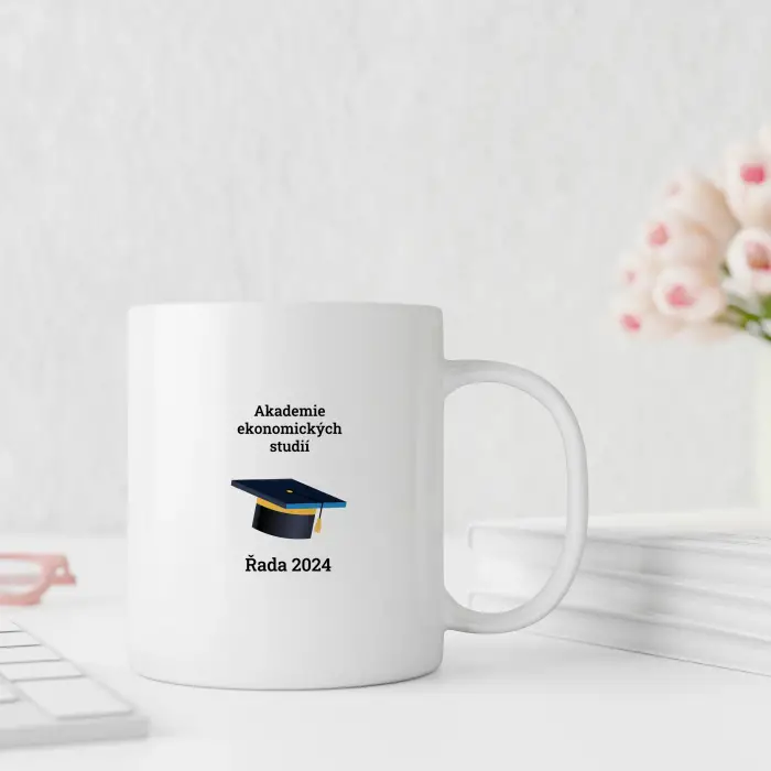 Personalizovaný hrnek - Promoce s fotografií a textem