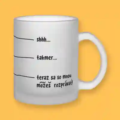 Průsvitný hrnek - Kávová gradace