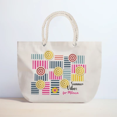 Personalizovaná plážová taška - Summer vibes