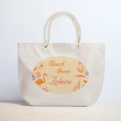 Personalizovaná plážová taška - Beach queen