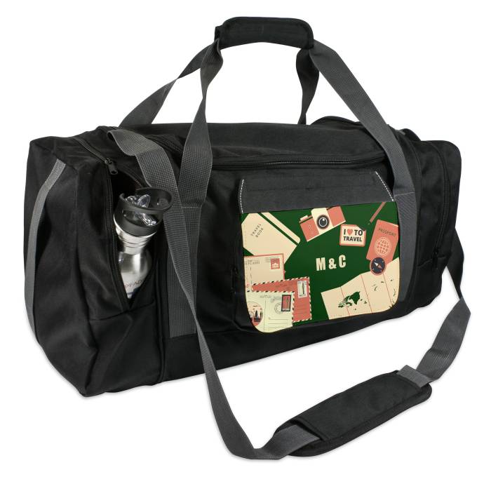  Personalizovaná sportovní taška - I love to travel