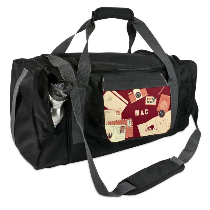  Personalizovaná sportovní taška - I love to travel