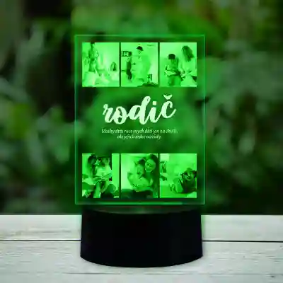 Personalizovaná 3D LED lampa - Máma