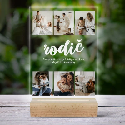 Personalizovaná 3D LED lampa - Máma