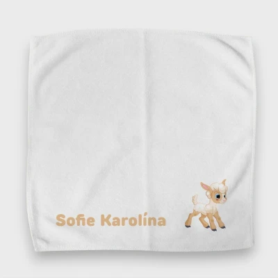 Personalizovaný ubrousek na svačinový box – Kůzle