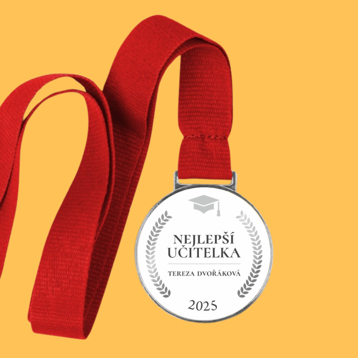 Personalizovaná medaile - Nejlepší učitelka