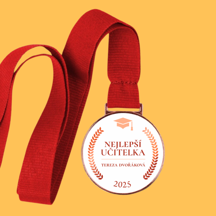 Personalizovaná medaile - Nejlepší učitelka