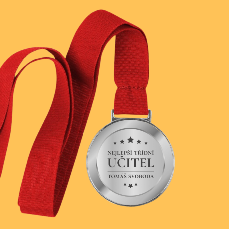 Personalizovaná medaile - Nejlepší třídní učitel
