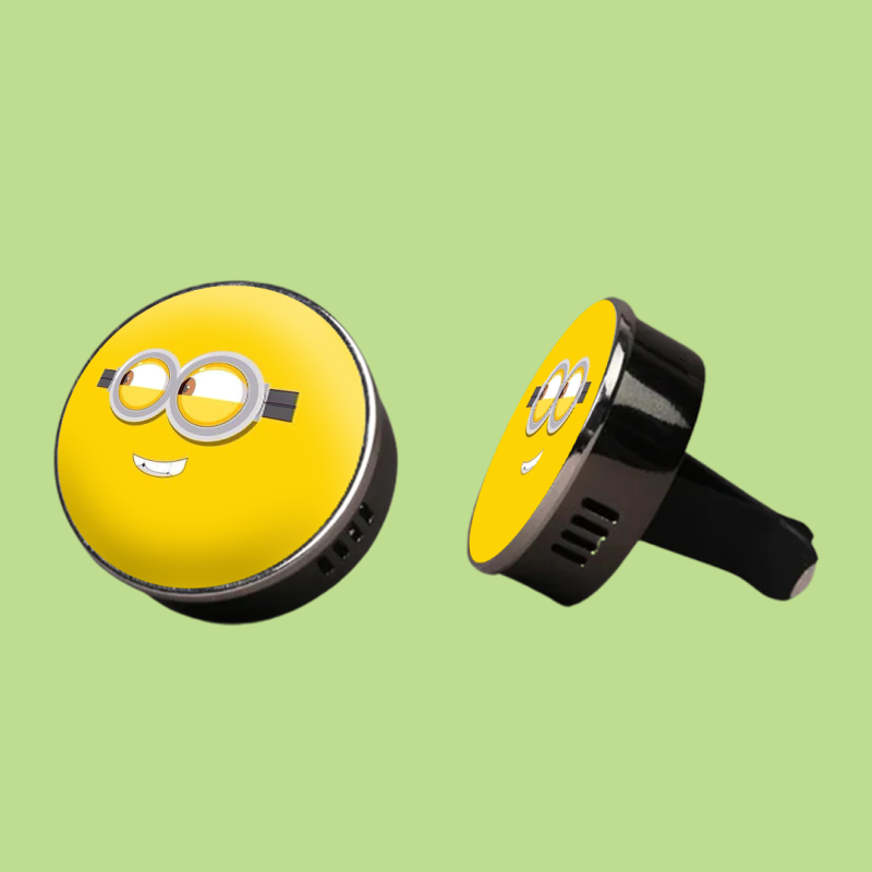 Kovový voňavý osvěžovač vzduchu – Minion