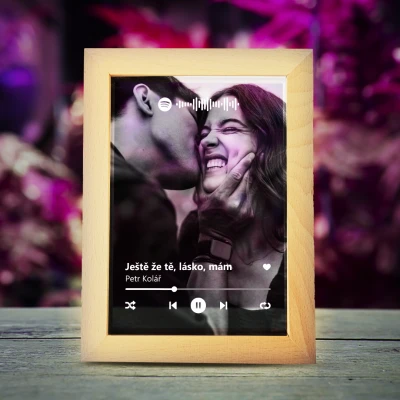 Světelný fotorámeček – Spotify