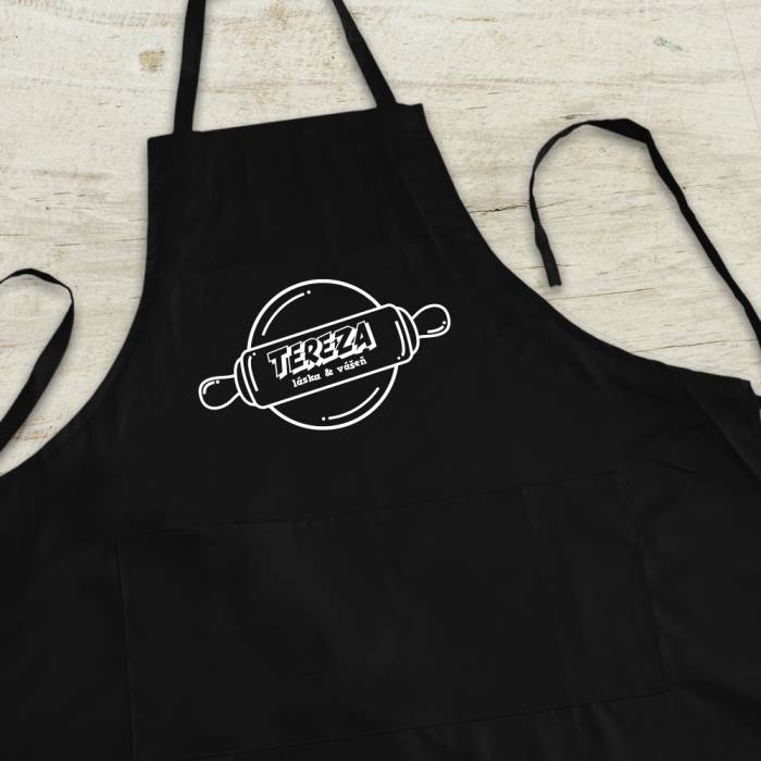 Personalizovaná Kuchyňská zástěra - Láska a vášeň 