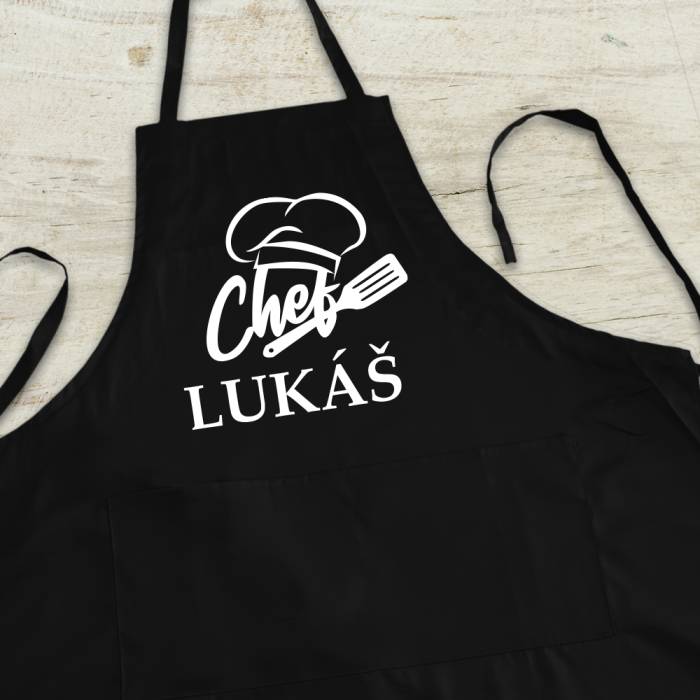 Personalizovaná Kuchyňská zástěra - Šéfkuchař 
