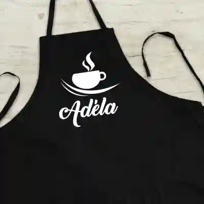 Personalizovaná Kuchyňská zástěra - kavárna