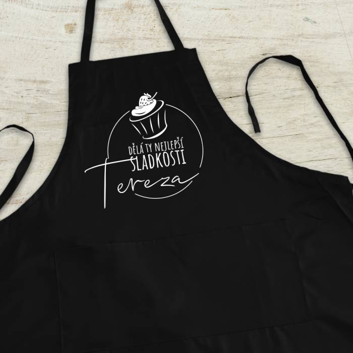 Personalizovaná Kuchyňská zástěra - Cupcake