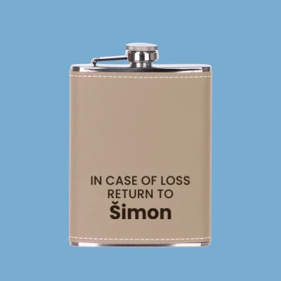 Kapesní láhev – In case of loss