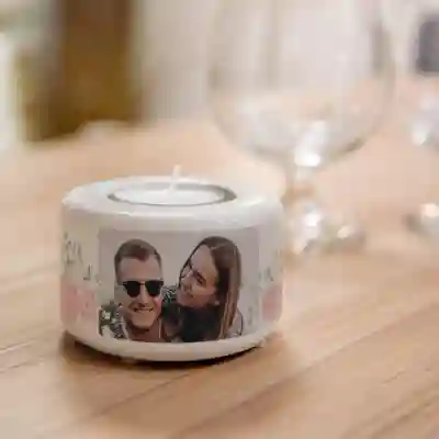 Personalizovaný keramický svícen - Roses
