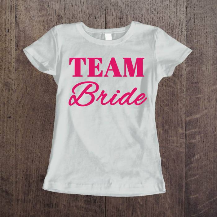 Personalizované tričko pro rozlučku se svobodou - Nevěstina parta