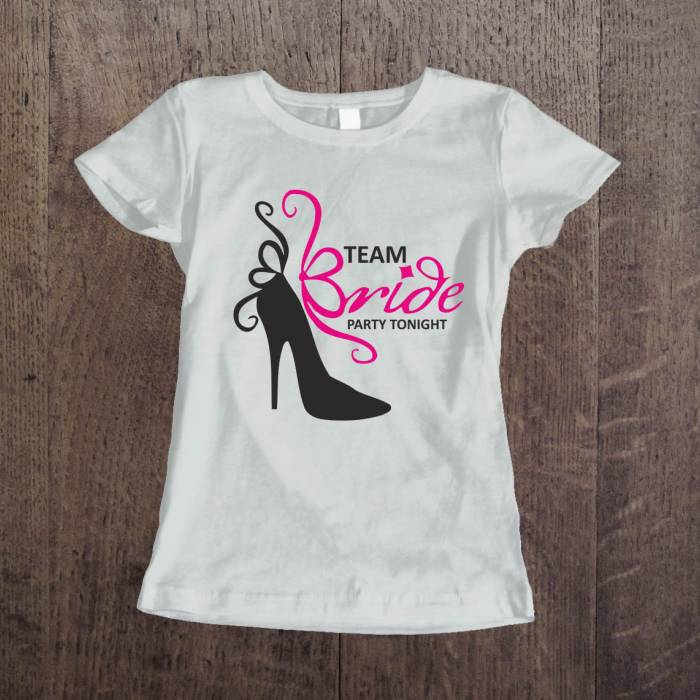 Personalizované tričko pro rozlučku se svobodou - Párty dnes večer