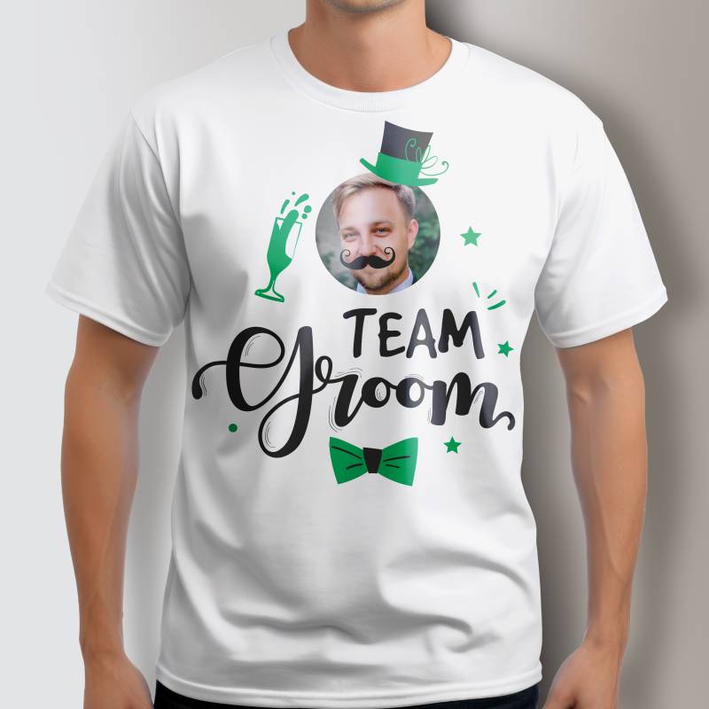 Personalizované tričko pro rozlučku se svobodou - Tým ženicha