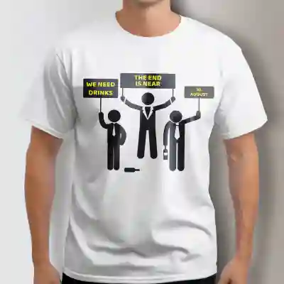 Personalizované tričko pro rozlučku se svobodou - Konec se blíží