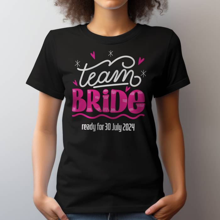 Personalizované tričko pro rozlučku se svobodou - Team Bride