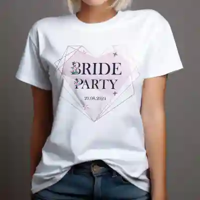 Personalizované tričko na rozlučku se svobodou – Bride Party