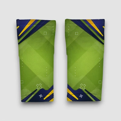Personalizované fotbalové návleky ve zelených odstínech