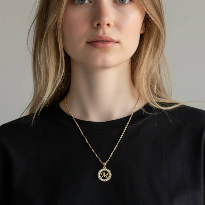 Personalizovaný náhrdelník s iniciálou