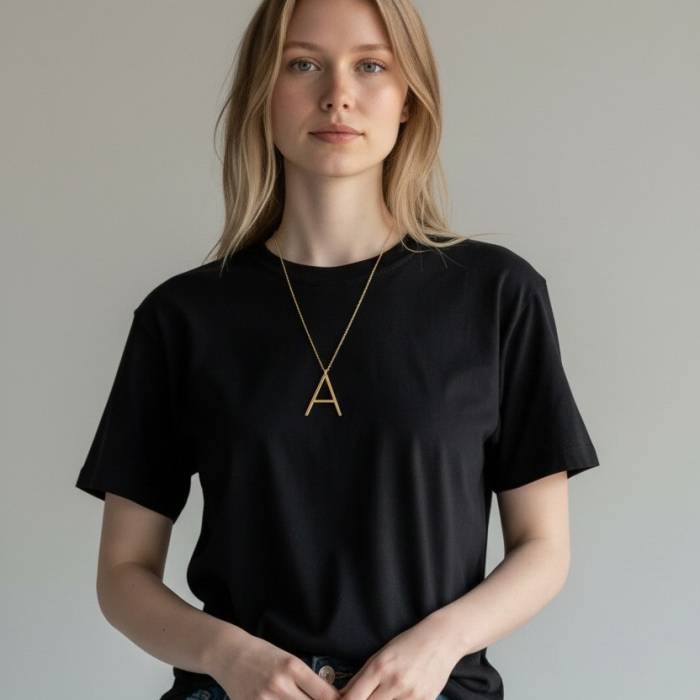 Personalizovaný náhrdelník s tvou iniciálou