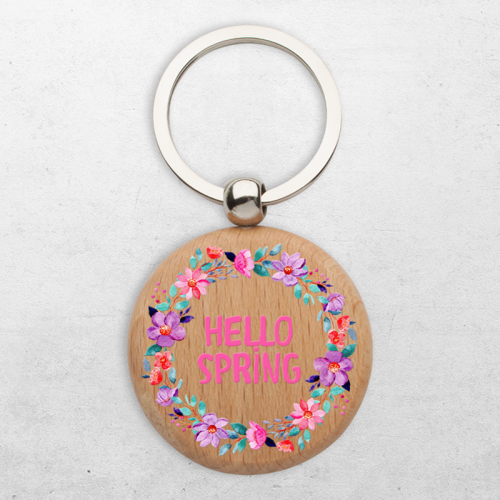 Personalizovaný dřevěný přívěsek - Krásné jaro Personalizovaný dřevěný přívěsek - Krásné jaro