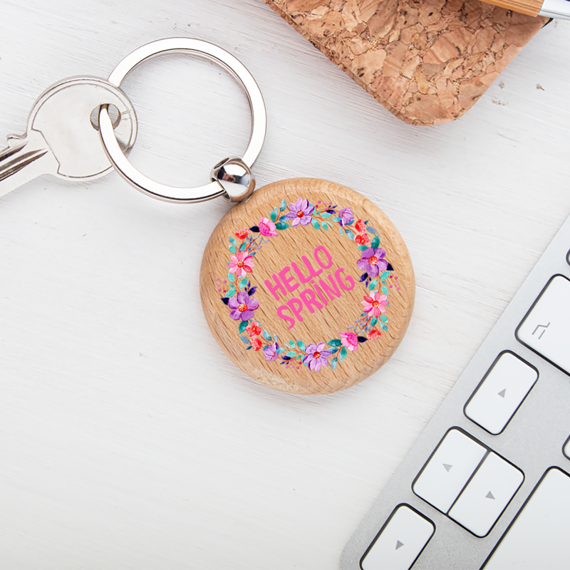 Personalizovaný dřevěný přívěsek - Krásné jaro Personalizovaný dřevěný přívěsek - Krásné jaro