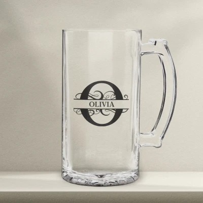 Personalizovaný pivní půllitr – S iniciálou a jménem