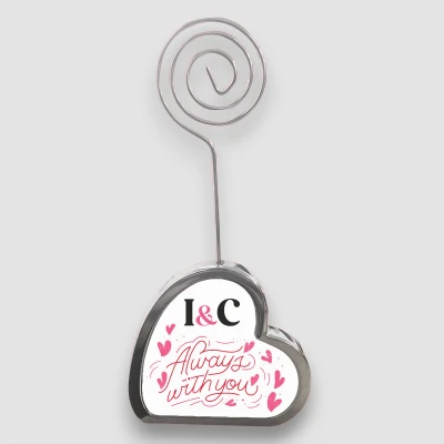 Držák na fotky srdce - Vždy