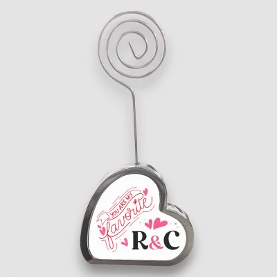 Držák na fotky srdce - You are my favorite