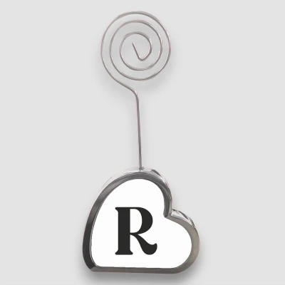 Držák na fotky srdce - Počáteční písmeno