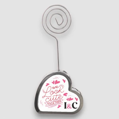 Držák na fotky srdce - Look cute
