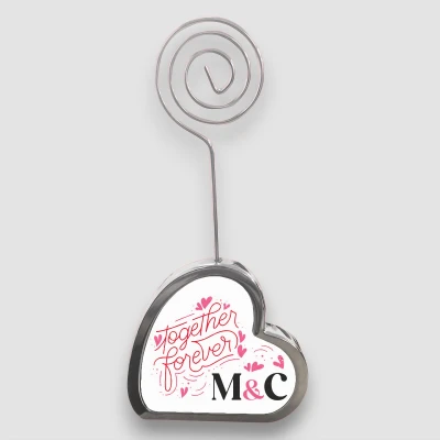 Držák na fotky srdce - Together forever