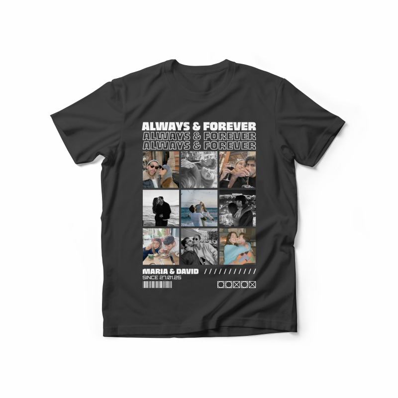 Personalizované tričko pro muže – Always & Forever