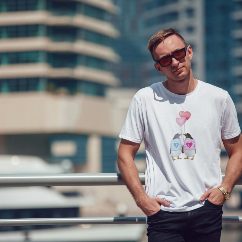 Personalizované tričko pro muže – Tučňáci Personalizované tričko pro muže – Tučňáci