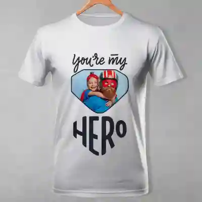 Personalizované pánské tričko - Jsi můj hrdina