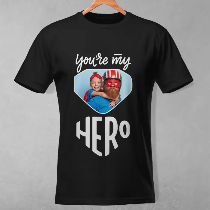 Personalizované pánské tričko - Jsi můj hrdina