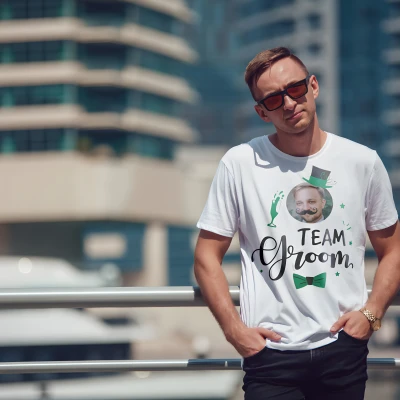 Personalizované tričko pro rozlučku se svobodou - Tým ženicha