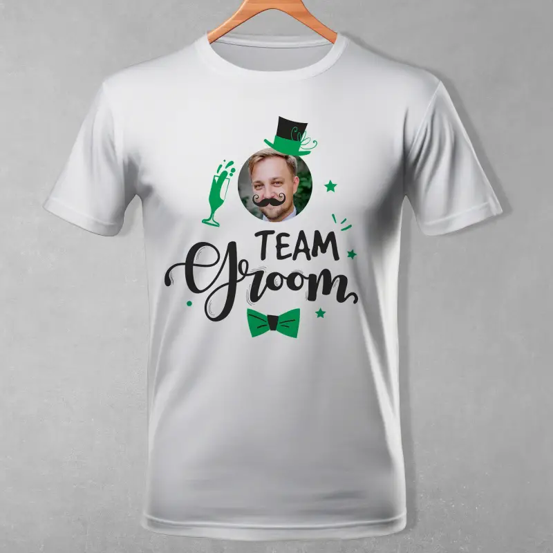 Personalizované tričko pro rozlučku se svobodou - Tým ženicha