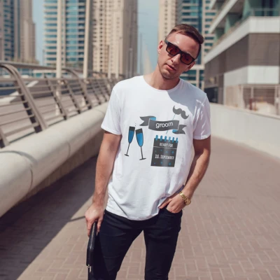 Personalizované tričko pro rozlučku se svobodou - Pro ženicha